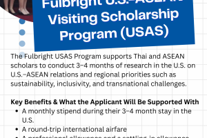 Fulbright U.S.-ASEAN Visiting Scholarship Program (USAS) Fulbright U.S.-ASEAN Visiting Scholarship Program (USAS)